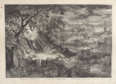 Landschap met Christus in de hof van Gethsemane 作者 大卫文克布恩斯（一）