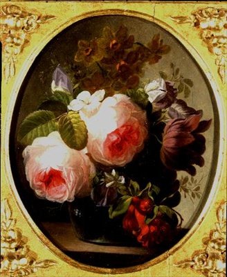 花瓶里的玫瑰和其他花 作者 扬·范·奥斯