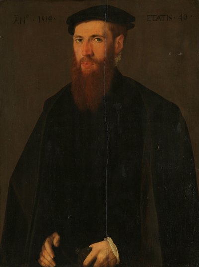 威廉-范-洛克霍斯特（1514-64 年）肖像 作者 Jan van Scorel（复制后）