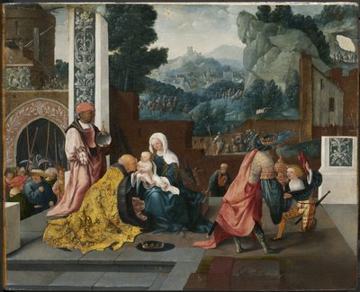 贤士崇拜，约1519年 作者 扬·范·斯柯（Jan van Scorel）