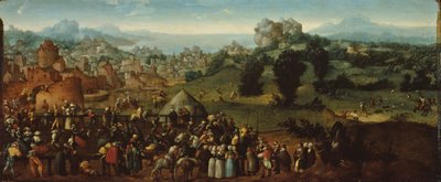 锦标赛和狩猎者的风景 作者 扬·范·斯柯（Jan van Scorel）