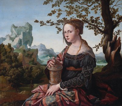 抹大拉的马利亚（约1530年） 作者 扬·范·斯柯（Jan van Scorel）