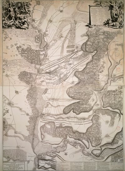 8 月 13 日的布林德海姆战役 作者 扬·范·维安（Jan van Vianen）