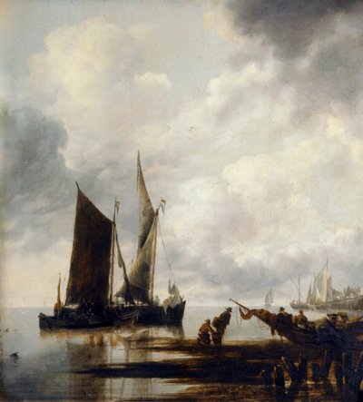 海片（布面油画） 作者 Jan van de Capelle或Cappelle