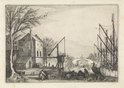 Figuren op het ijs bij een brouwerij Landschappen (series title) Amenissimae aliquot requculae (series title) 作者 扬·范德维尔德 (II)
