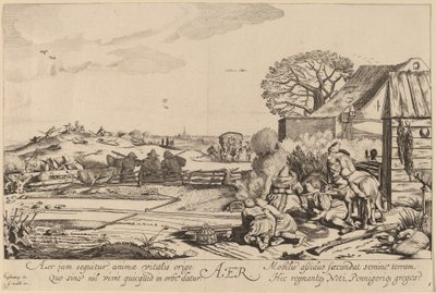 空气 作者 在 Willem Buytewech 之后的 Jan van de Velde II