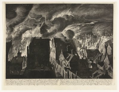 扑灭伊兰兹海峡的大火，1679 年
Swaaren brandt, tot Amsterdam, tussen d
