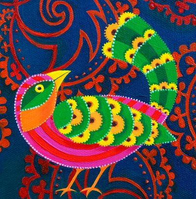 Green-tailed Bird 作者 简·塔特斯菲尔德