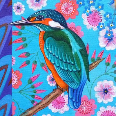 翠鸟，2016年， 作者 简·塔特斯菲尔德