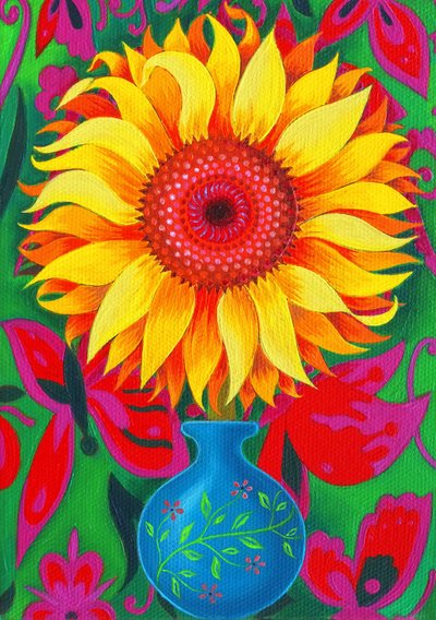 向日葵，2015， 作者 Jane Tattersfield
