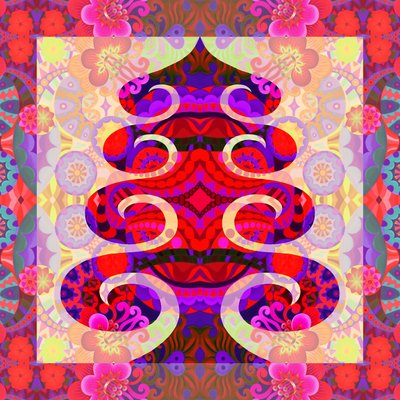 Tree in red, 2020 作者 简·塔特斯菲尔德