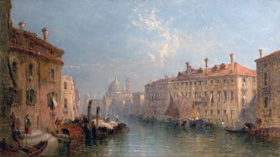 大运河，威尼斯，意大利，c.1875 作者 简·维维安（Jane Vivian）