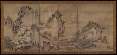景观 作者 日本，室町时代