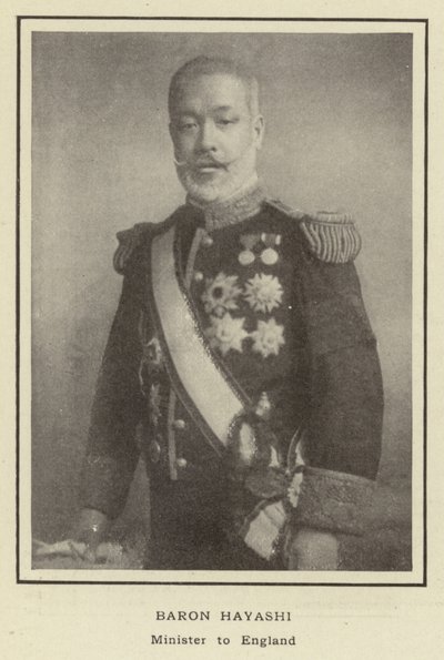 Baron Hayashi，英国部长 作者 日本摄影师