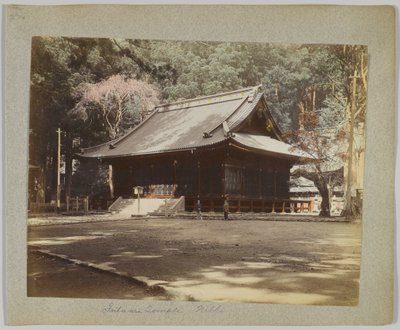 日本日光 Futa-ara 寺（手绘黑白照片） 作者 日本摄影师