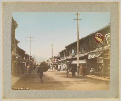 日本神户元町(手绘黑白照片) 作者 日本摄影师