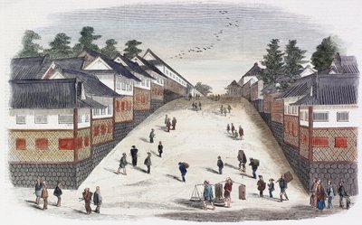 杰德多王子区的一条街道 作者 日本学校