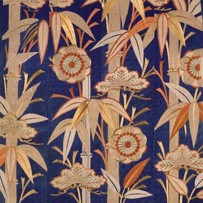 佛教寺庙祭坛布，江户时代（1600-1868）1805（丝绸） 作者 日本学校