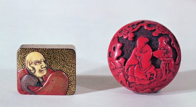 雕刻的网鱼，日本 作者 日本学校