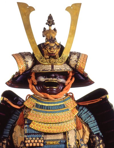 江户时代武士的礼仪盔甲（混合媒体） 作者 日本学校