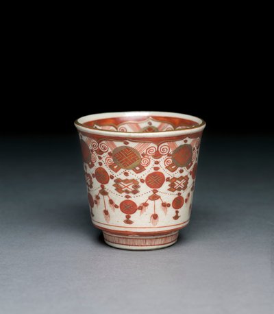 杯，加贺省，明治时代（瓷器） 作者 日本学校