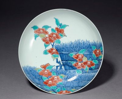 菜，18世纪初（瓷器与釉下蓝和釉上釉） 作者 日本学校