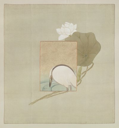 明治时期（1868-1912）礼品封面（绣线彩绘丝绸） 作者 日本学校