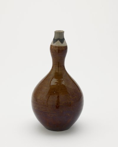 葫芦形清酒瓶，长崎县长垣县，江户时代，18世纪初 -  19世纪初（陶瓷） 作者 日本学校