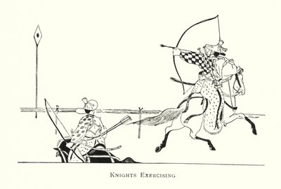 骑士练习（石版画） 作者 日本学校
