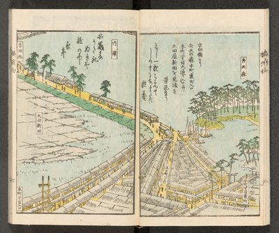地图 198.b.21，f.6r，横滨景观 作者 日本学校