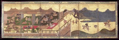 制造快乐（纸张上的墨水、色彩和金箔） 作者 日本学校