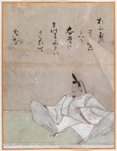 其中一张Sanjurokkasen，专辑叶子（纸上墨水） 作者 日本学校