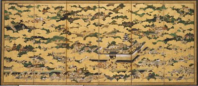 洛中洛外》（京城及周边风光
首都及周边） 作者 日本学校
