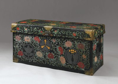 储物箱（永永），江户时代（漆器和镀金铜） 作者 日本学校