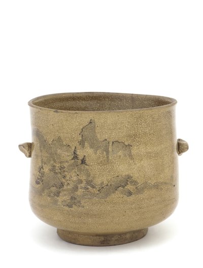 茶道水罐与景观设计，佐贺县或长崎县，江户时代，（陶瓷） 作者 日本学校