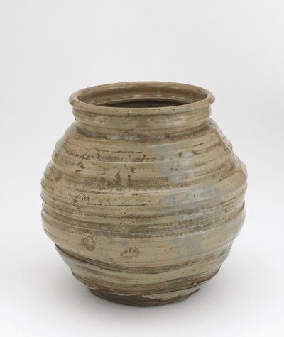 茶道水罐，宇治，京都府，江户时代，18世纪中叶 - 中期（陶瓷） 作者 日本学校