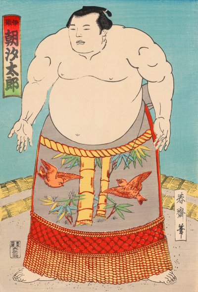 相扑运动员浅石太郎 作者 日本学校