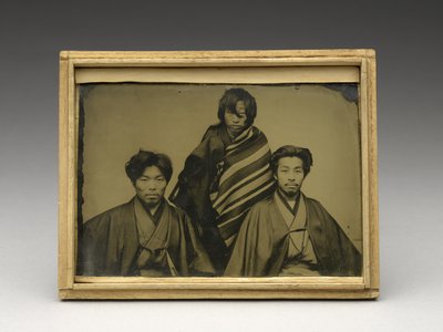 无标题，c。 1875年（原始kiri木盒的打字本） 作者 日本学校