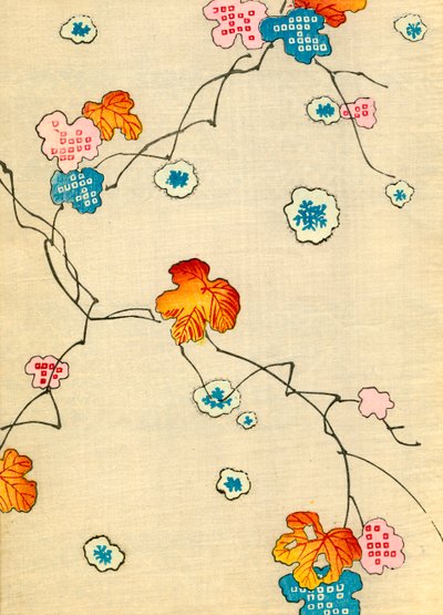秋叶木版画 作者 日本学校