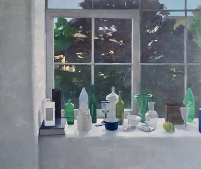 夏日安排》，2020 年（布面油画） 作者 贾森·莱恩