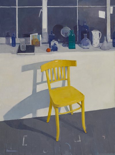 聚光灯下，2023 年（布面油画） 作者 贾森·莱恩