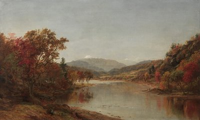 新罕布什尔州华盛顿山 作者 Jasper F. Cropsey