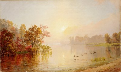 朦胧的下午-1873年秋天 作者 贾斯珀·弗朗西斯·克罗普西