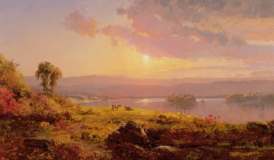 萨斯奎哈纳河，1876年 作者 贾斯珀·弗朗西斯·克罗普西