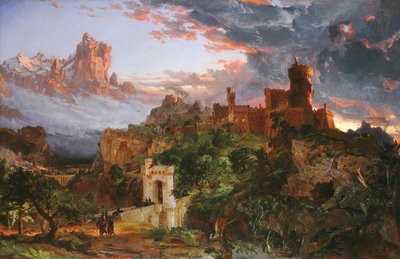 战争的精神，1851年 作者 Jasper Francis Cropsey