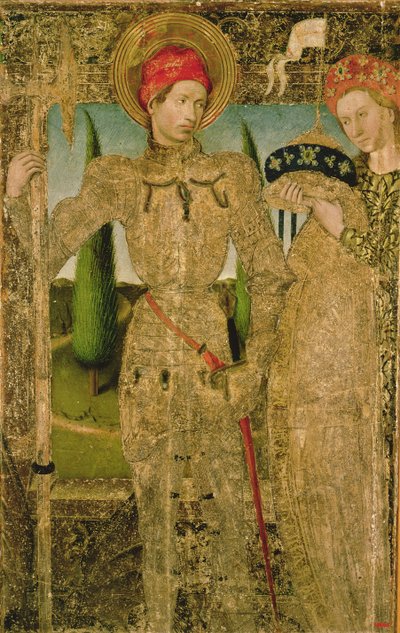 圣乔治和公主，1448年 作者 海梅·休格（Jaume Huguet）