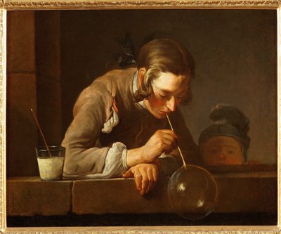 吹肥皂泡 作者 Jean-Baptiste Simeon Chardin