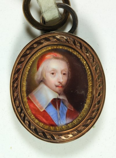 Armand-Jean Du Plessis，红衣主教，黎塞留公爵（珐琅） 作者 吉恩（学校）佩蒂托