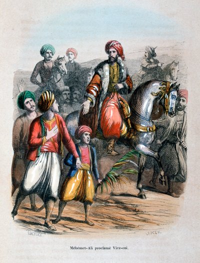 穆罕默德·阿里（Mehmet Ali）被任命为总督，1805年至1847年 作者 让·阿道夫·博斯