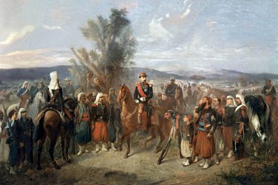 拿破仑三世在阿尔及利亚，1864年 作者 让·阿道夫·博斯